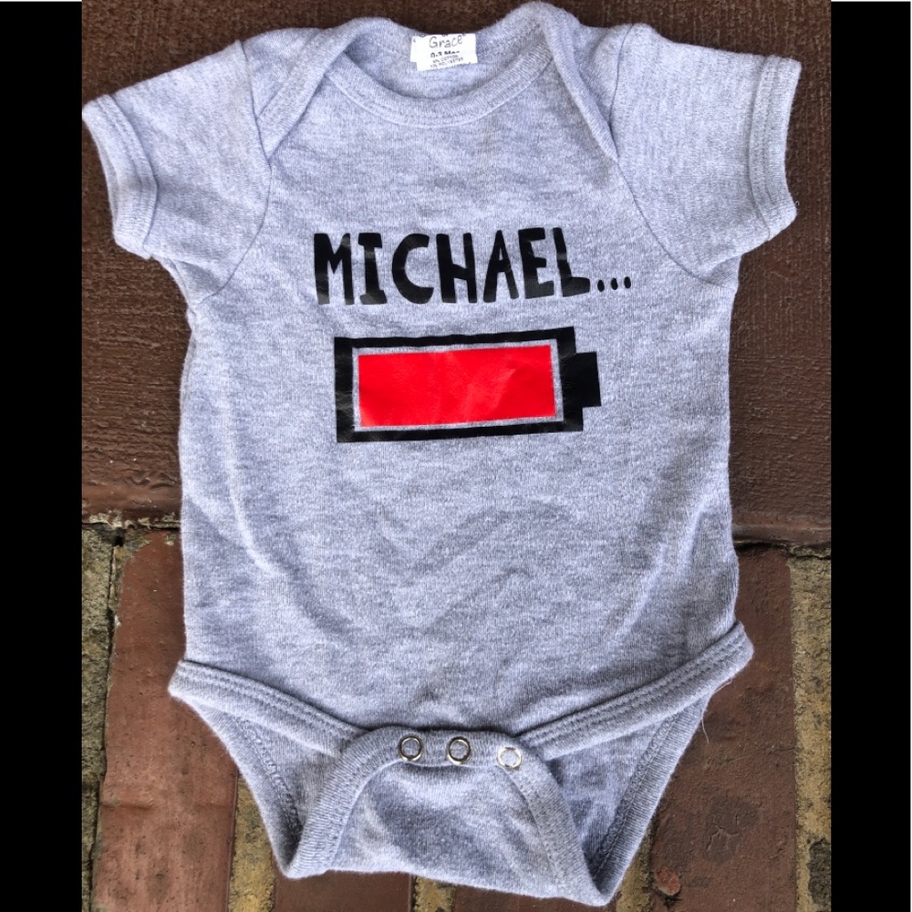 “Michael” Onesie Sz 0-3M